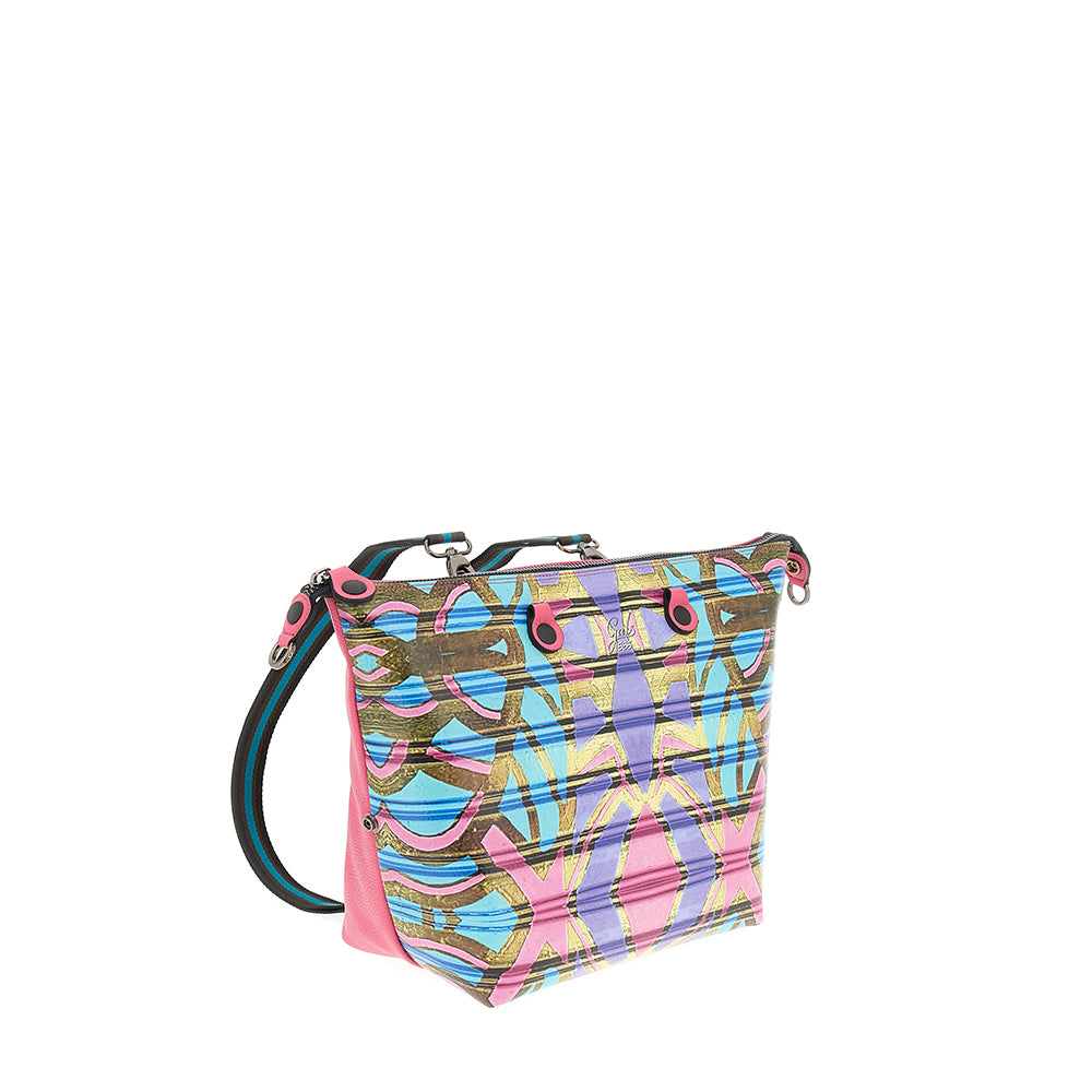 Borsa Donna a Mano con Tracolla GABS G3 PLUS Large in Pelle stampa Maori