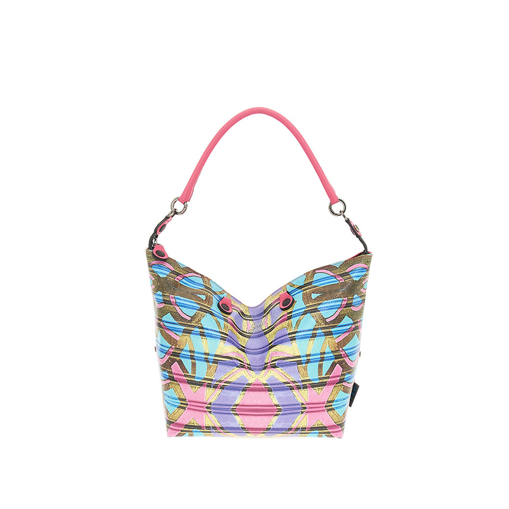Borsa Donna a Mano con Tracolla GABS G3 PLUS Large in Pelle stampa Maori