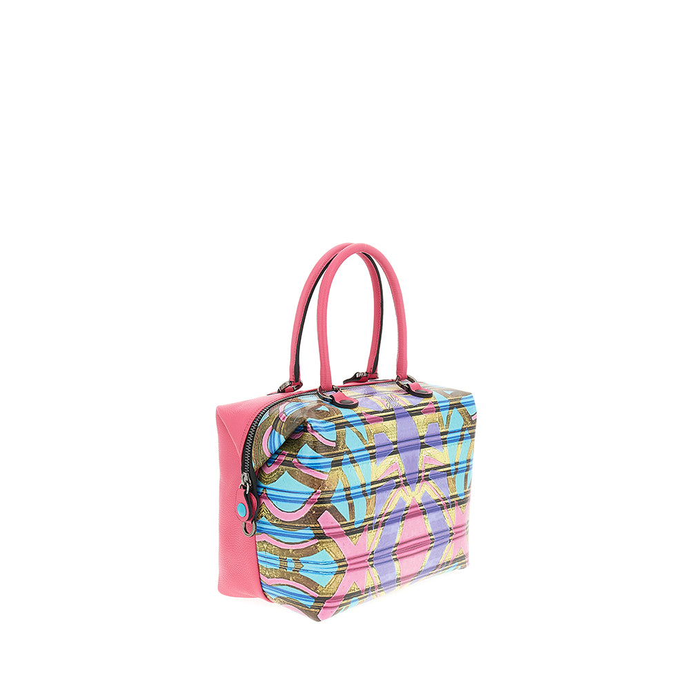 Borsa Donna a Mano con Tracolla GABS G3 PLUS Large in Pelle stampa Maori