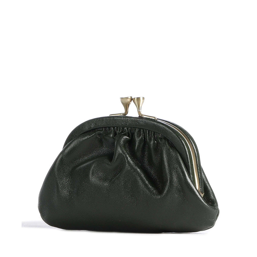 Portamonete Donna THE BRIDGE linea Story in Pelle Verde Inglese