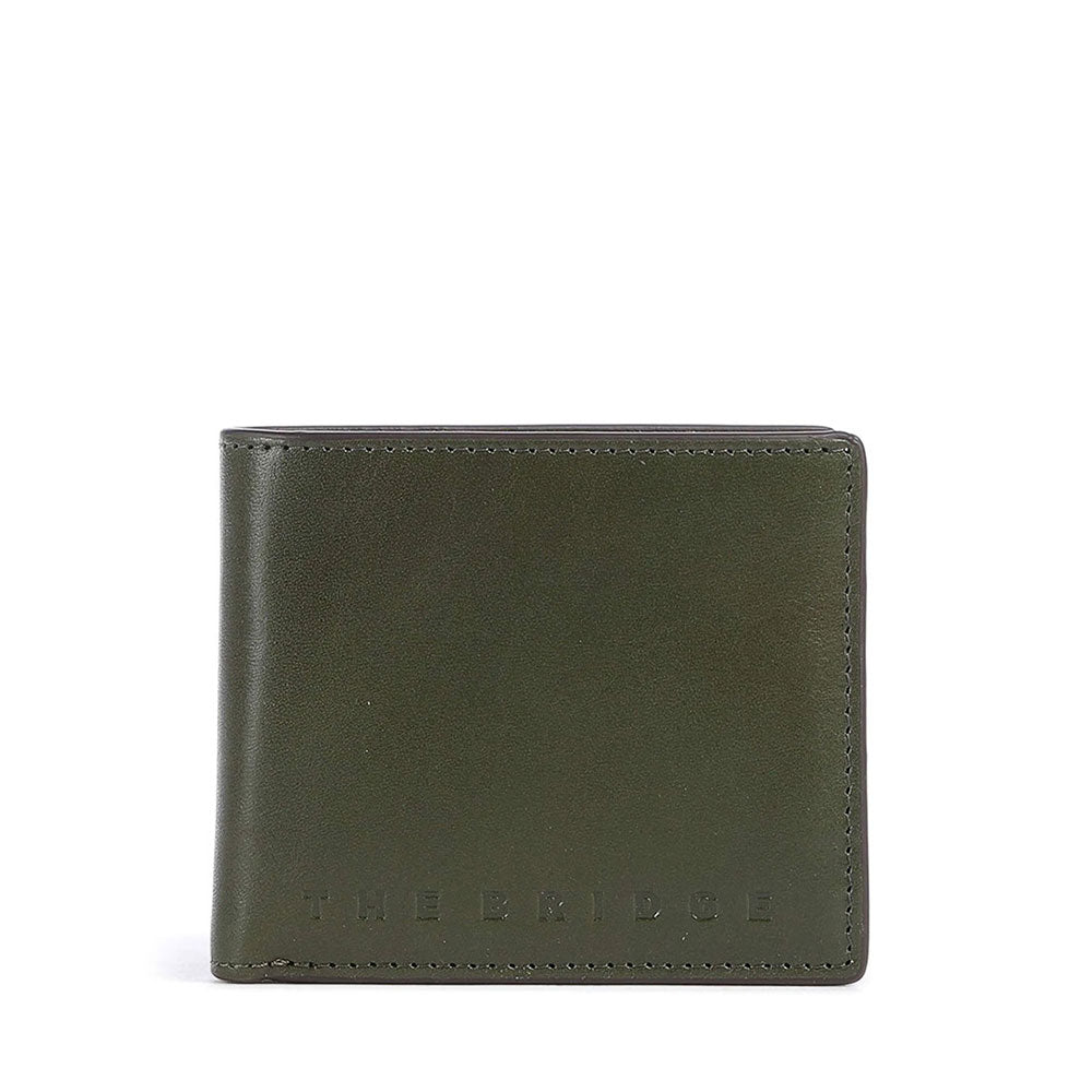 THE BRIDGE Giacomo Linie
Herrenbrieftasche mit Münzfach aus Leder in der Farbe Thymian