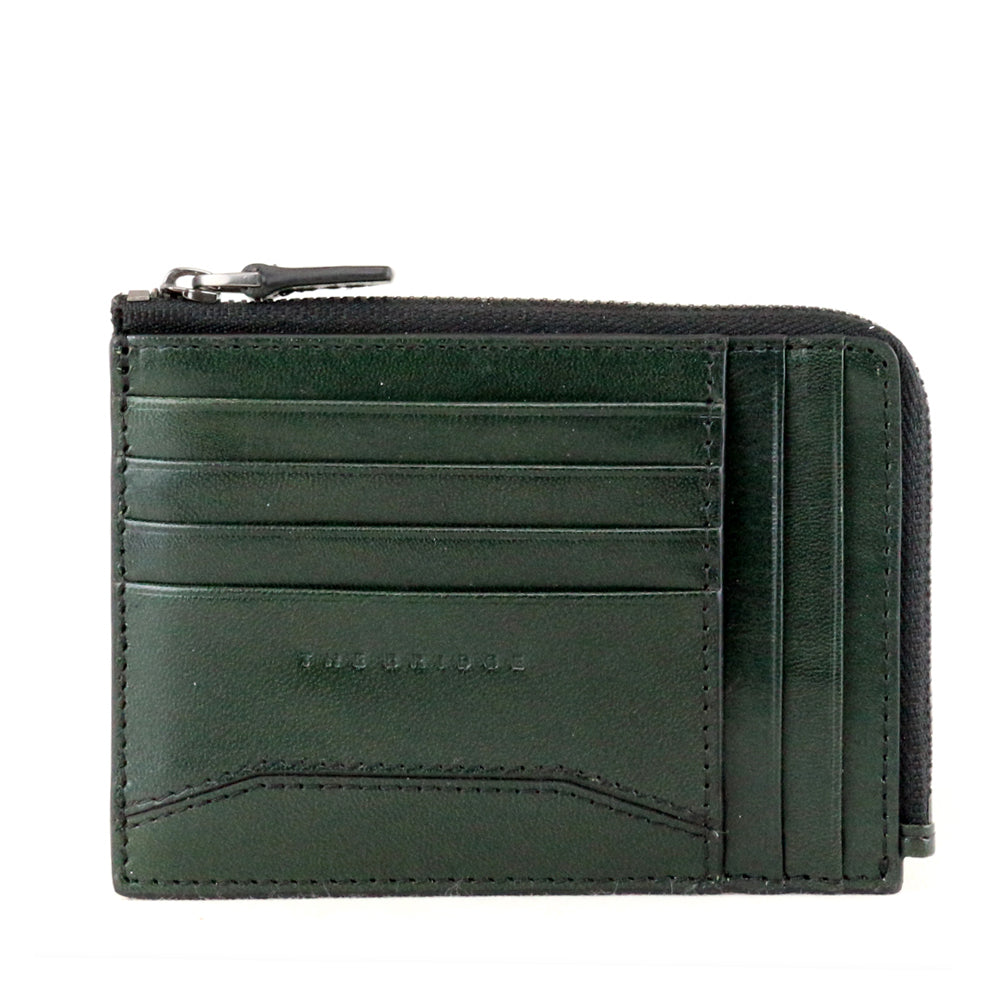 Portacarte Uomo THE BRIDGE linea Filippo in Pelle Verde