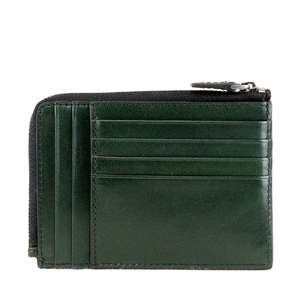 Portacarte Uomo THE BRIDGE linea Filippo in Pelle Verde