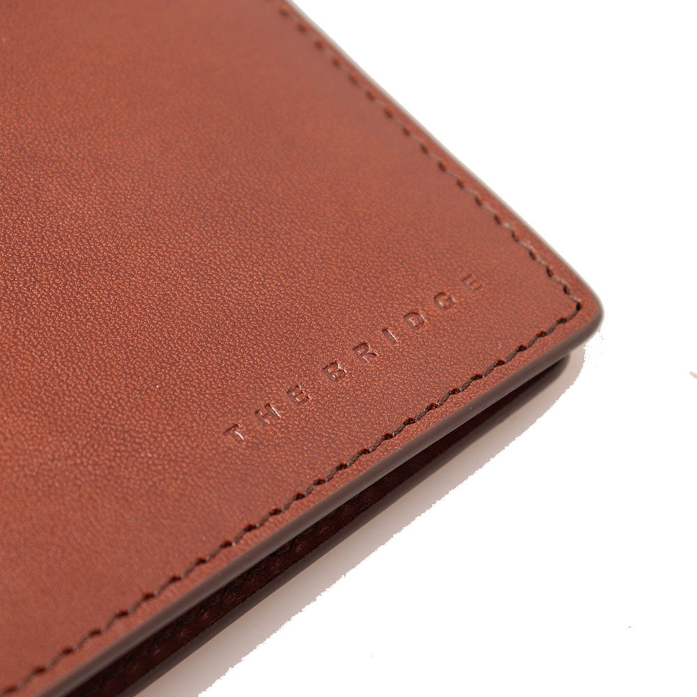 Portafoglio Uomo con Portamonete con Zip THE BRIDGE linea Filippo in Pelle Marrone