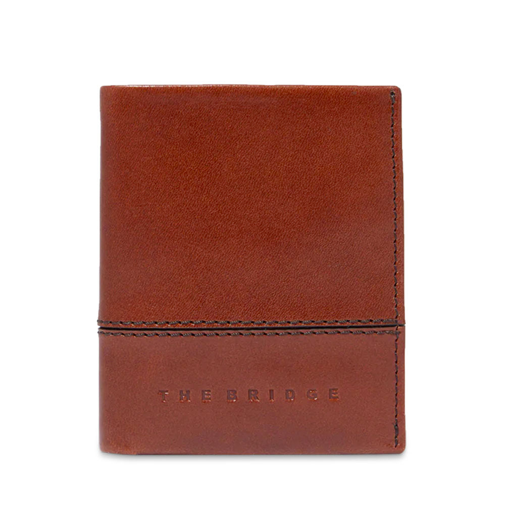 Portafoglio Verticale Uomo In Vera Pelle Cuoio Portacarte E Portamonete Resistente - Foto 7