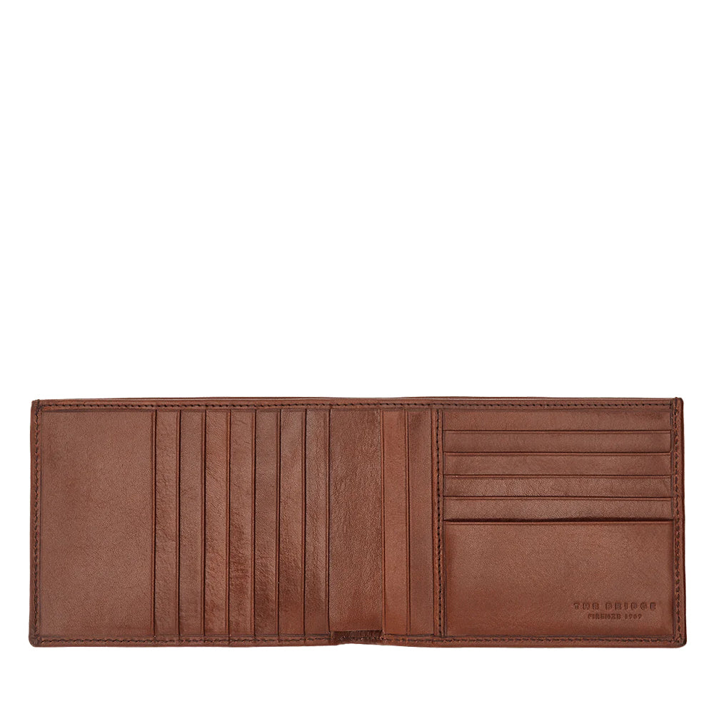 THE BRIDGE STORY LINIE
Herren-Wallet Kartenetui aus braunem Leder.