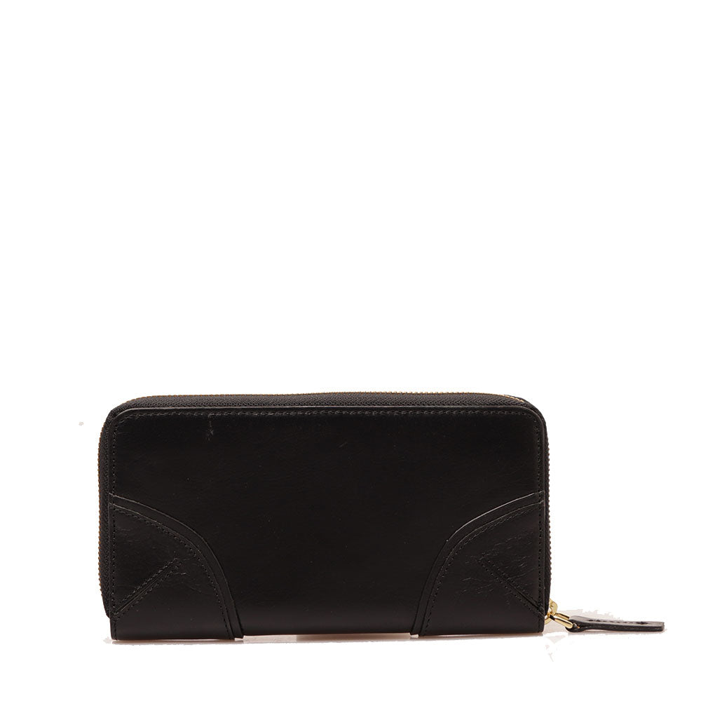 Portafoglio Donna Zip Around THE BRIDGE linea Matilde in Pelle Nera