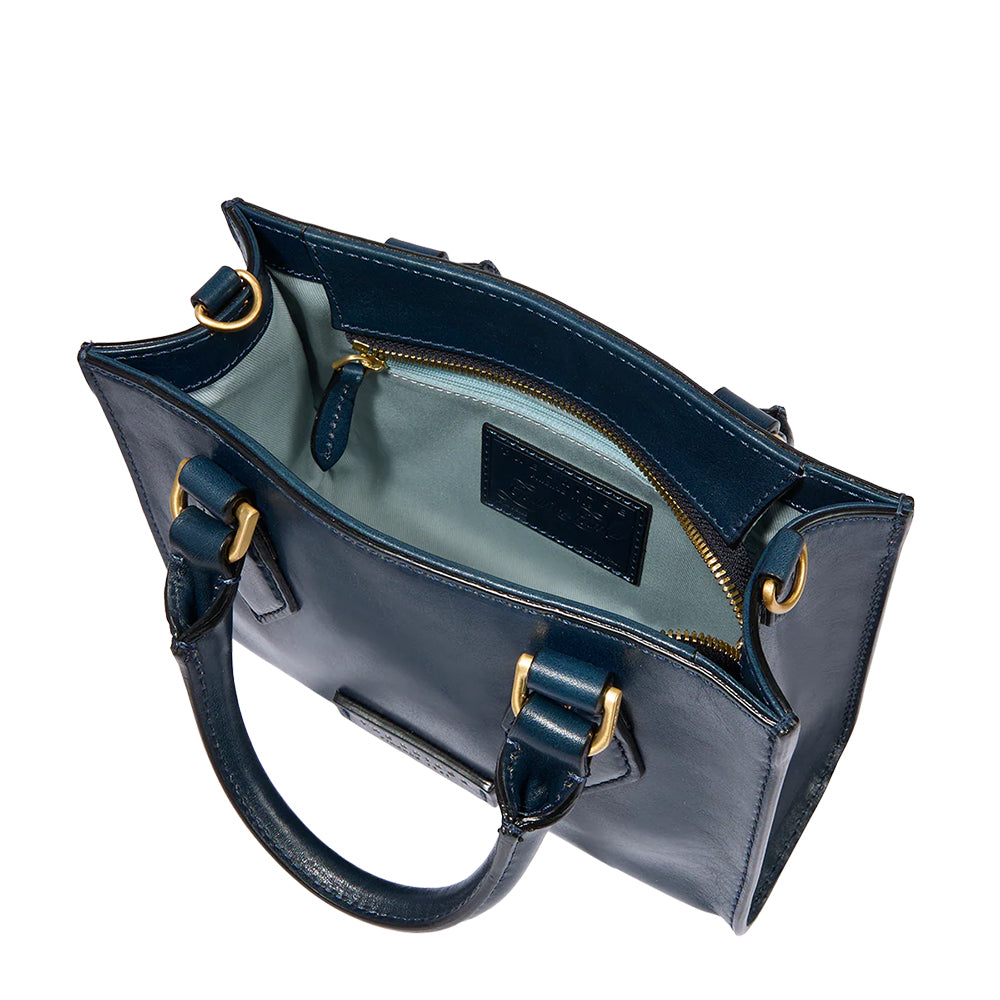 Borsa Donna a Mano THE BRIDGE linea Ida in Pelle Blu Oltremare