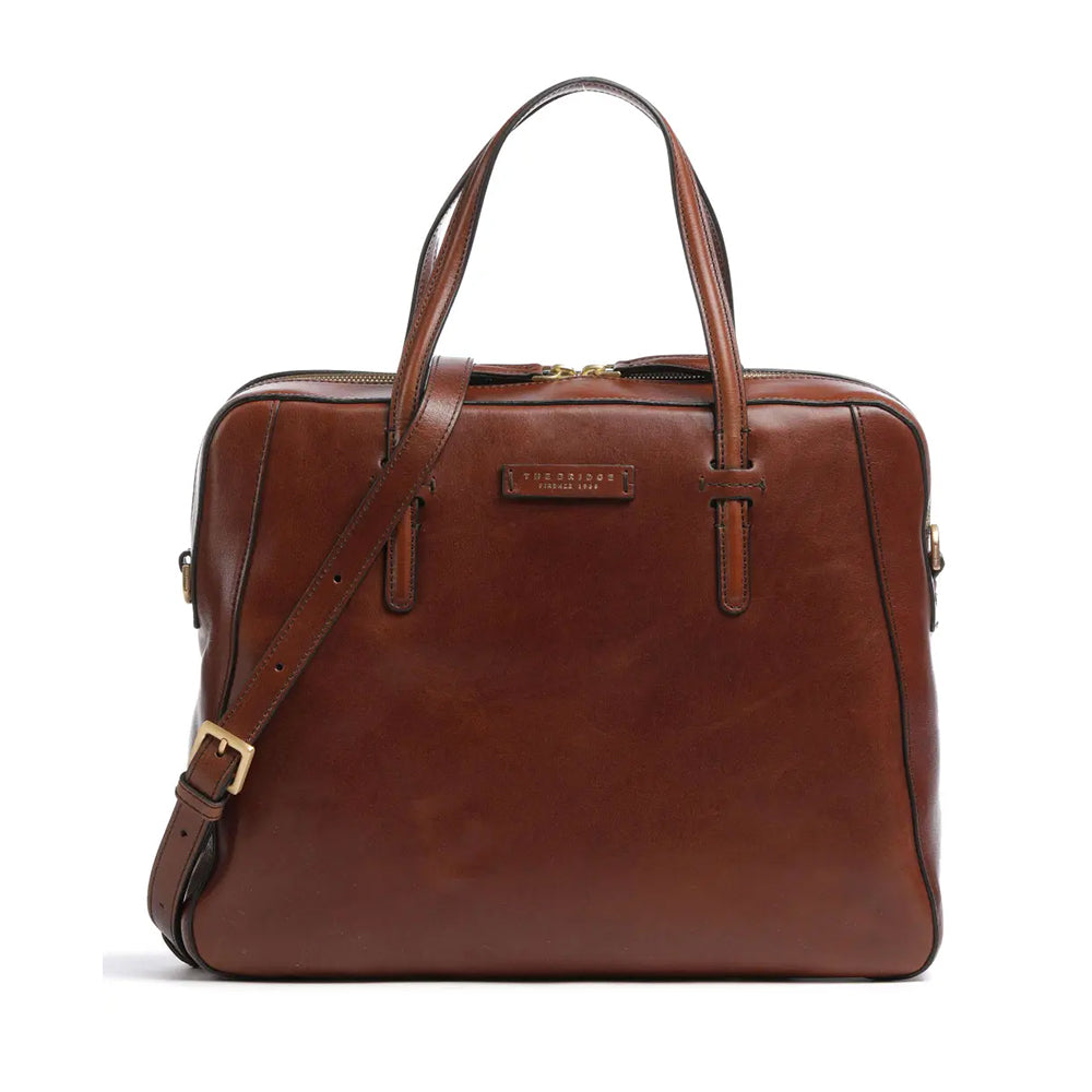 Cartella Donna Porta Pc THE BRIDGE linea Diana in Pelle Marrone