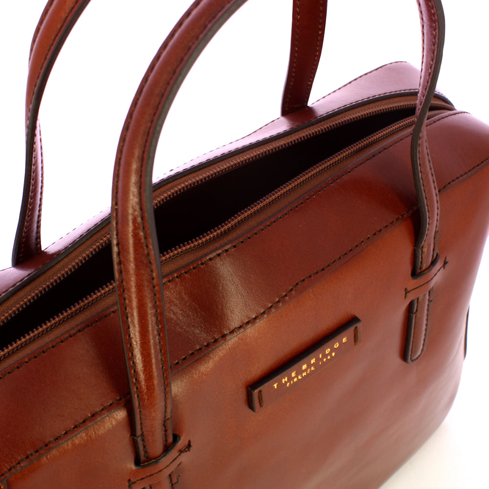 Cartella Donna Porta Pc THE BRIDGE linea Diana in Pelle Marrone