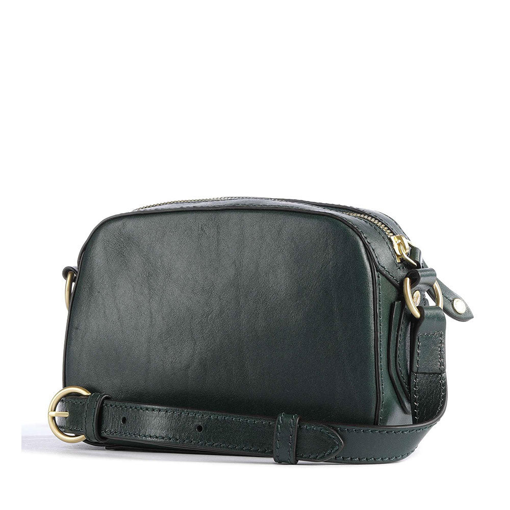 Borsa Donna a Tracolla THE BRIDGE linea Daphne in Pelle Verde Scuro