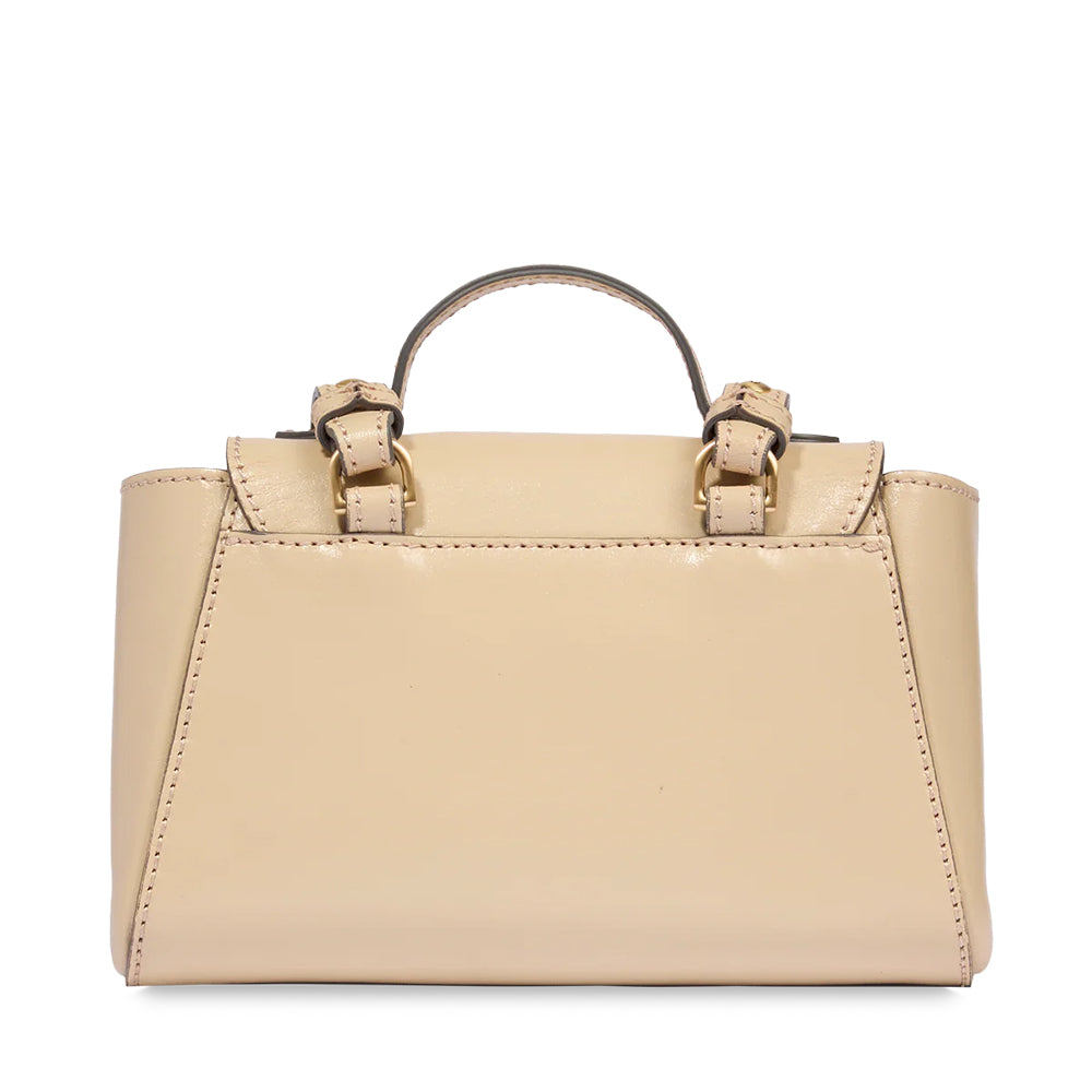 Borsa Donna a Mano con Tracolla THE BRIDGE linea Lucrezia in Pelle color Burro