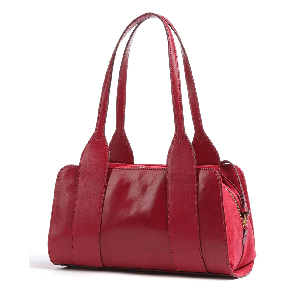 Borsa Donna a Spalla THE BRIDGE linea Elena in Pelle color Berry