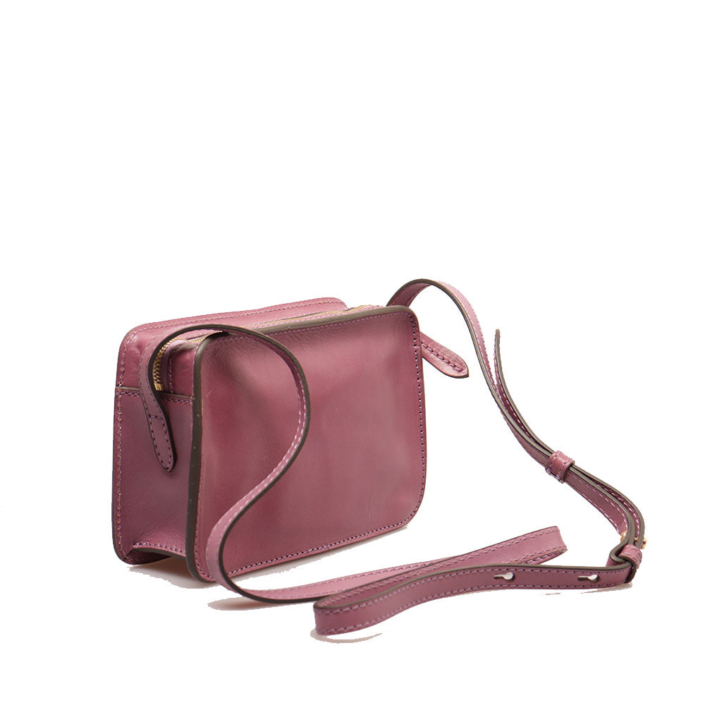 Borsa Donna Camera Case a Tracolla THE BRIDGE linea Lucrezia in Pelle color Malva