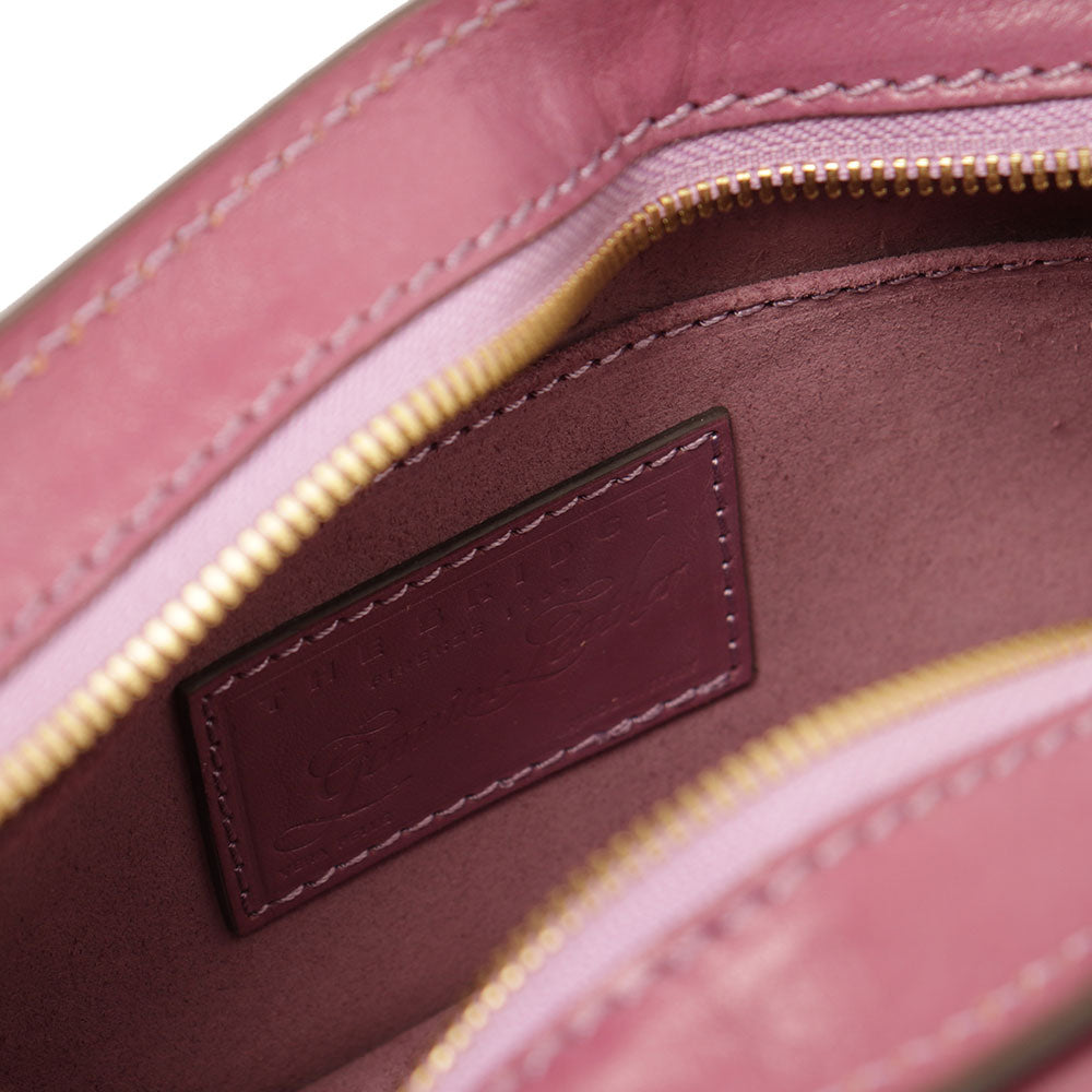 Borsa Donna Camera Case a Tracolla THE BRIDGE linea Lucrezia in Pelle color Malva