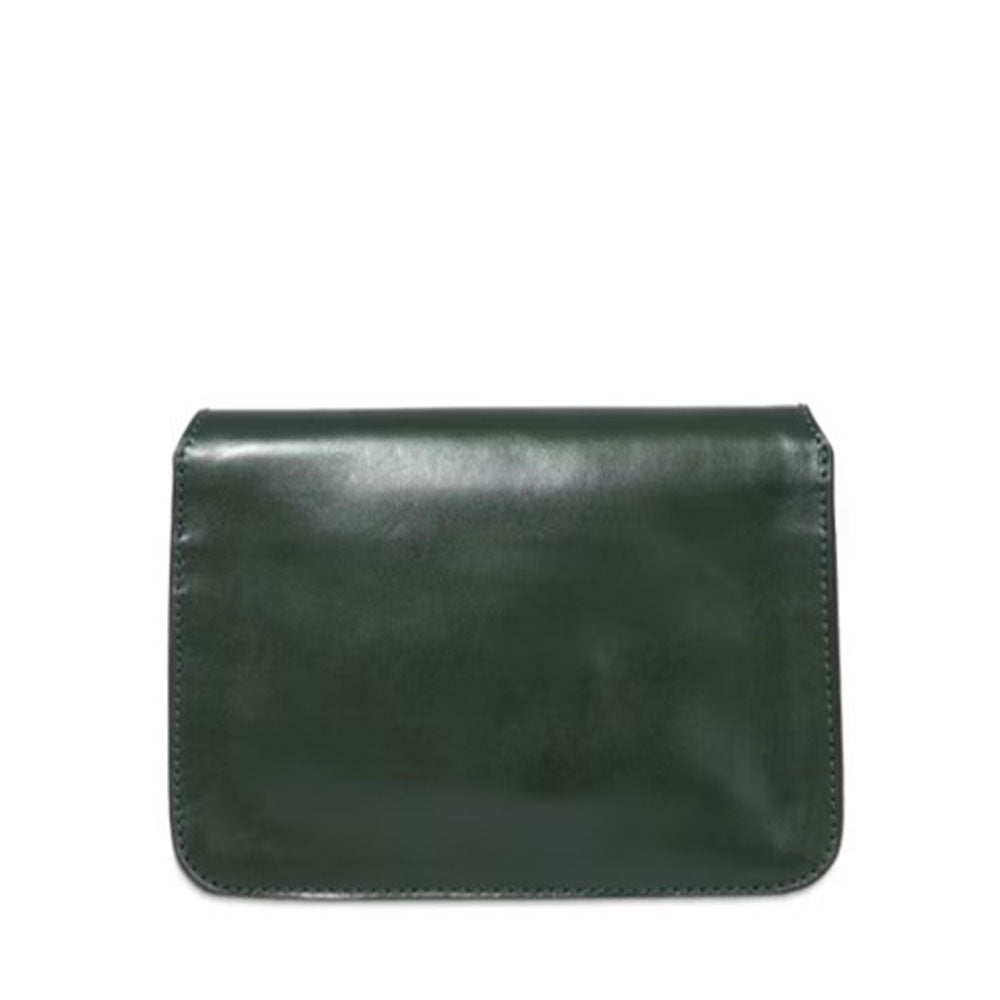 Borsa Donna a Tracolla Grande THE BRIDGE in Pelle Verde Scuro linea Lucrezia