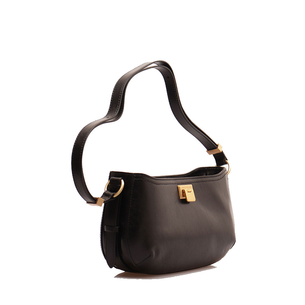 Borsa Sottospalla THE BRIDGE linea Federica in Pelle Nera