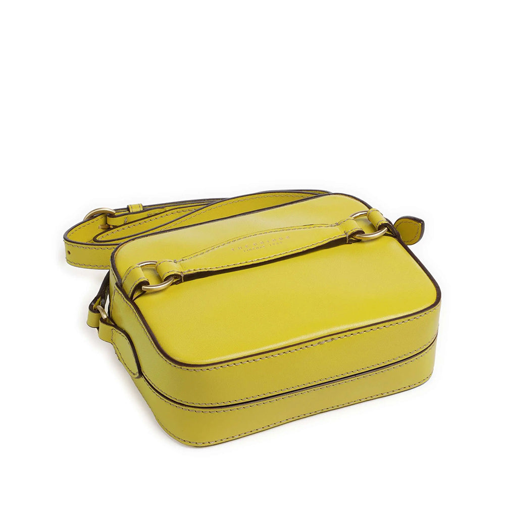 Camera Case a Tracolla THE BRIDGE linea Bettina in Pelle color Lime