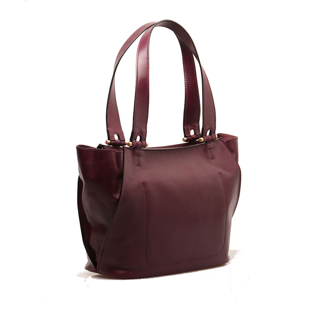 Shopping Bag Donna THE BRIDGE linea Febe in Pelle Viola