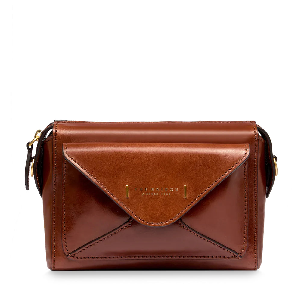 Borsa Donna a Tracolla THE BRIDGE linea Frida in Pelle Marrone