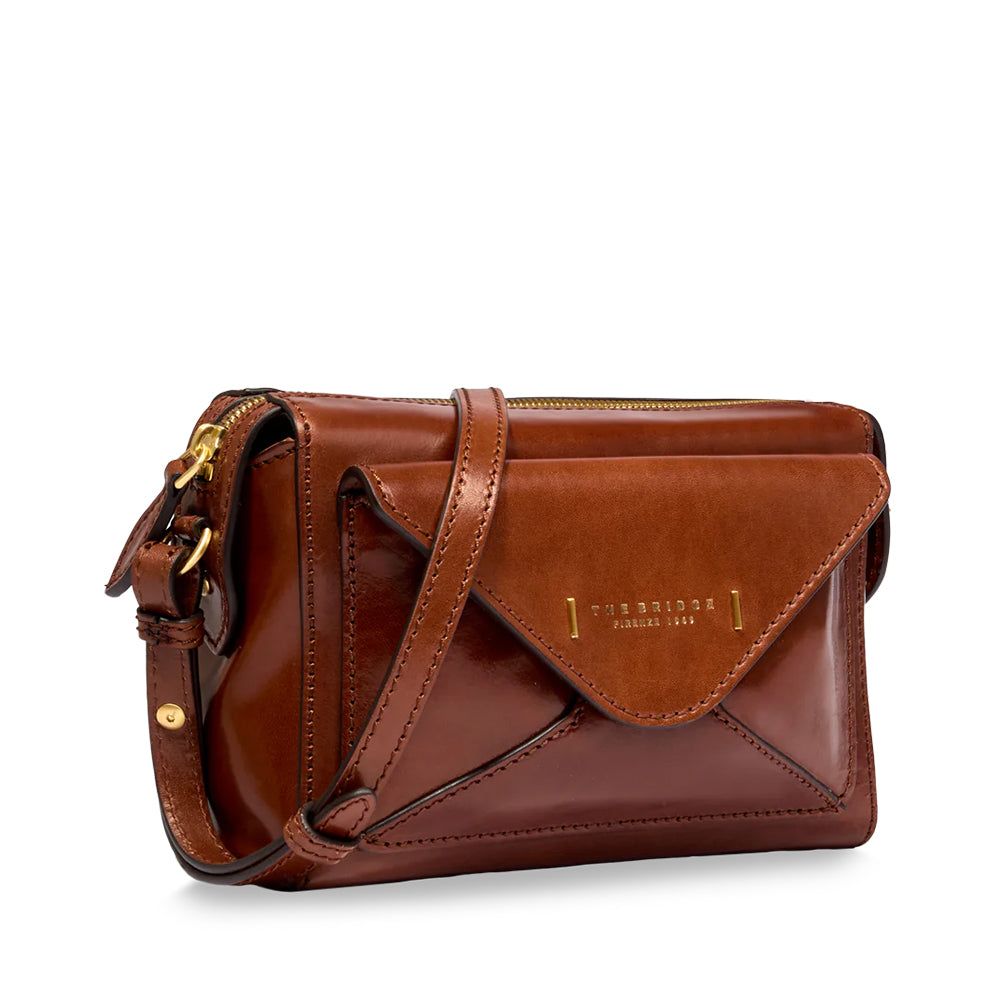 Borsa Donna a Tracolla THE BRIDGE linea Frida in Pelle Marrone