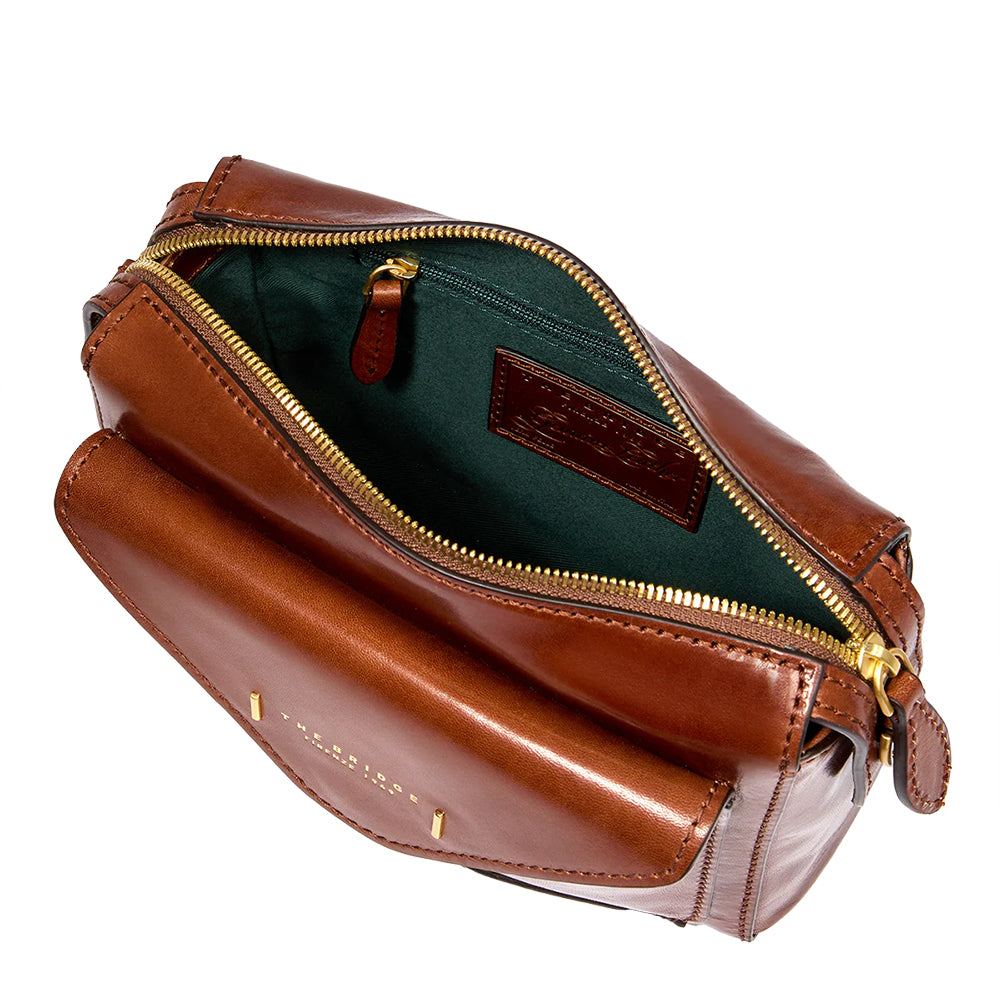 Borsa Donna a Tracolla THE BRIDGE linea Frida in Pelle Marrone