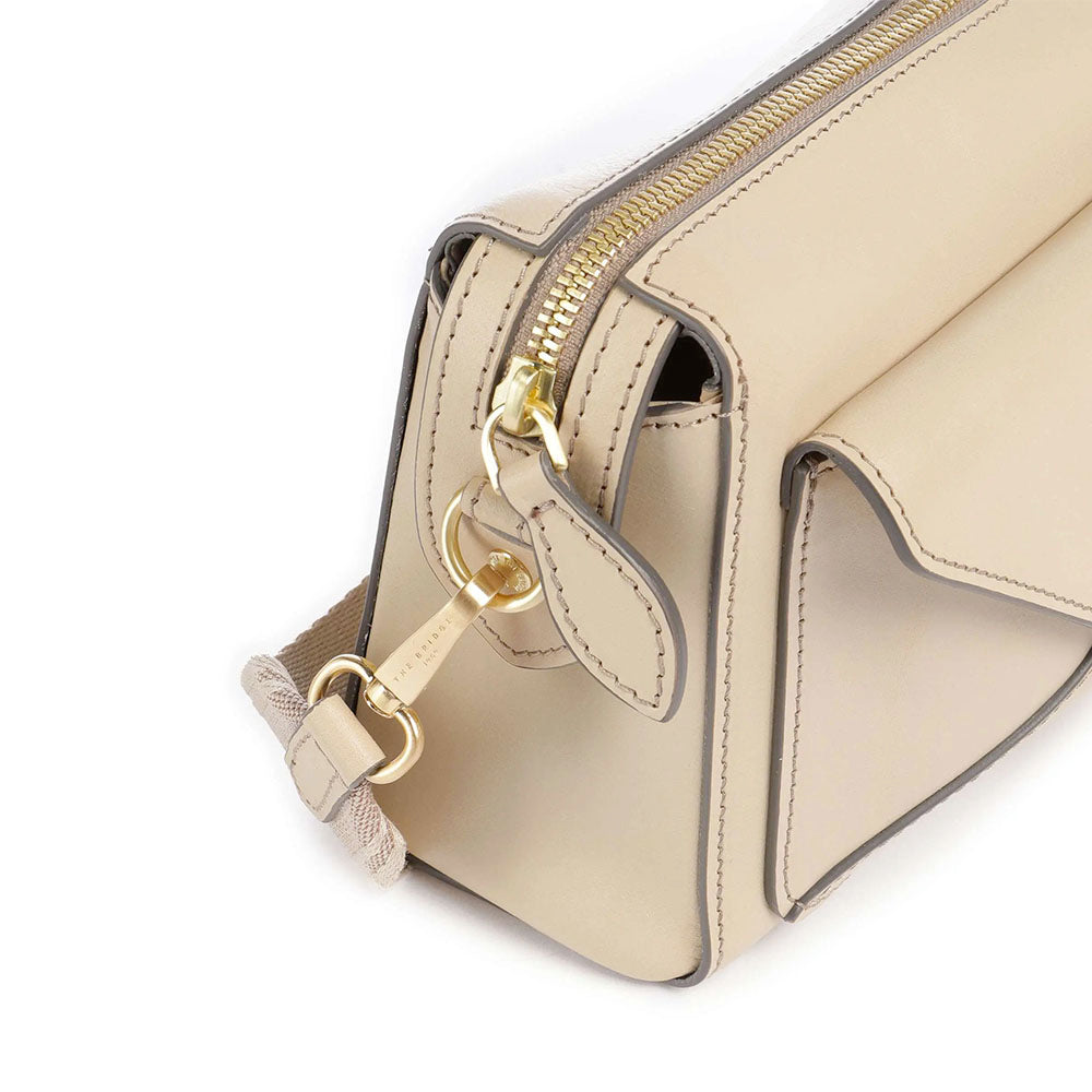 Borsa Donna a Tracolla THE BRIDGE linea Frida in Pelle color Burro
