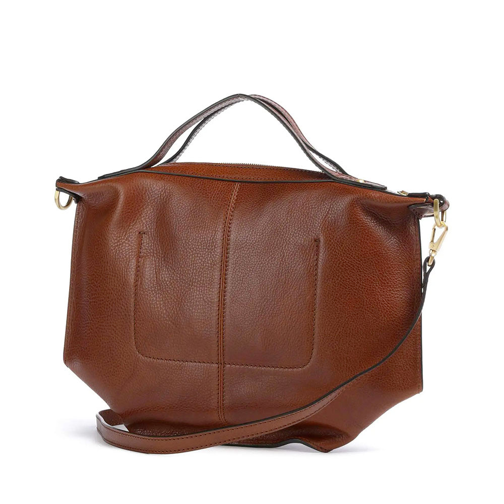 Borsa Donna a Mano THE BRIDGE linea Icons in Pelle Marrone