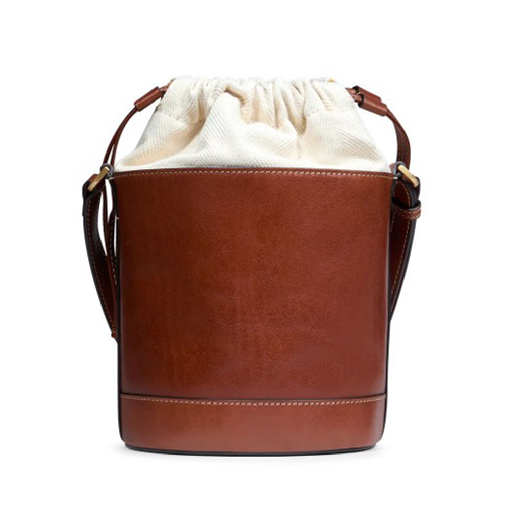 Borsa Donna a Secchiello THE BRIDGE linea Greta in Pelle Marrone