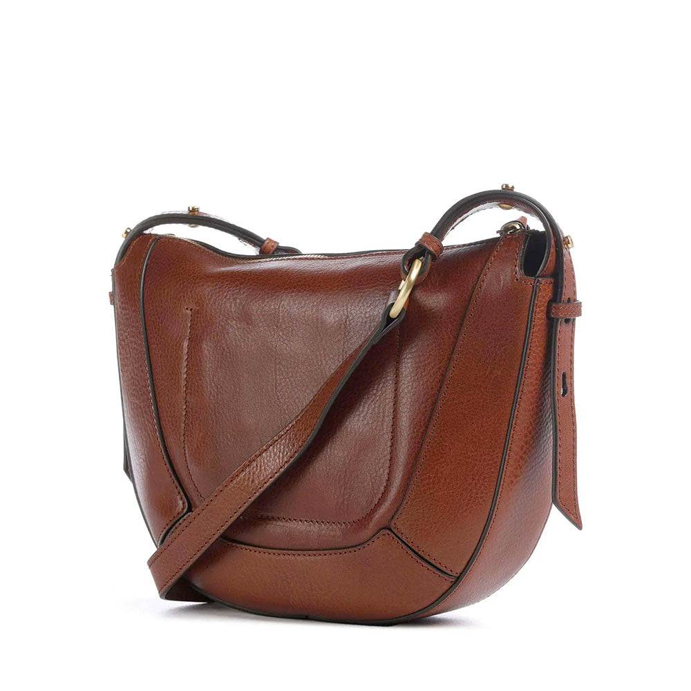 Borsa Donna a Spalla THE BRIDGE linea Fedora in Pelle Marrone