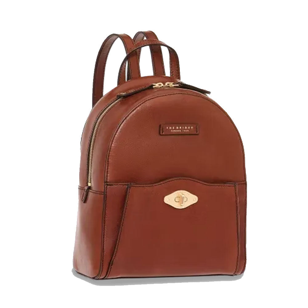 Zaino Donna THE BRIDGE linea Barbara in Pelle Marrone