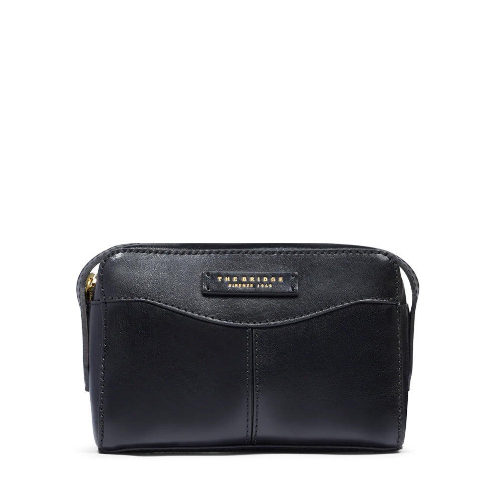 Camera Case THE BRIDGE linea Gloria in Pelle Nera