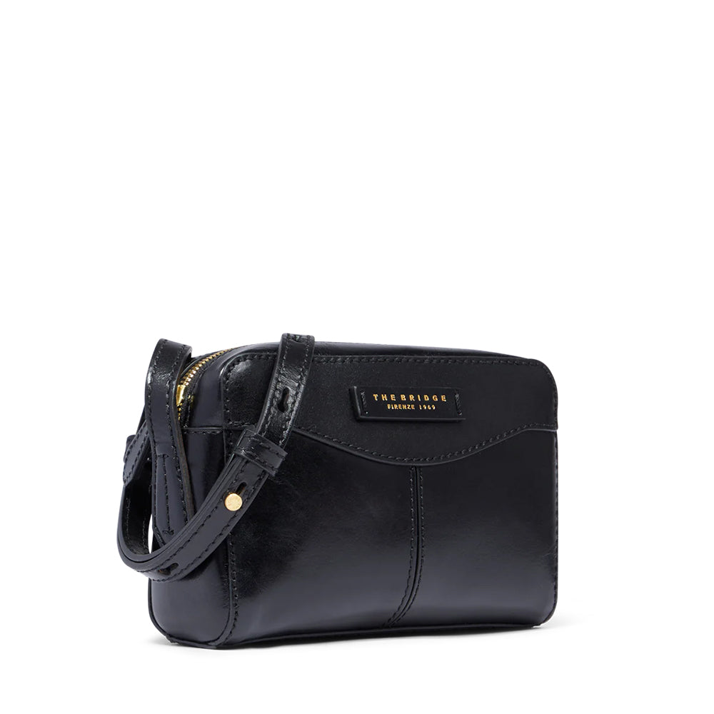 Camera Case THE BRIDGE linea Gloria in Pelle Nera
