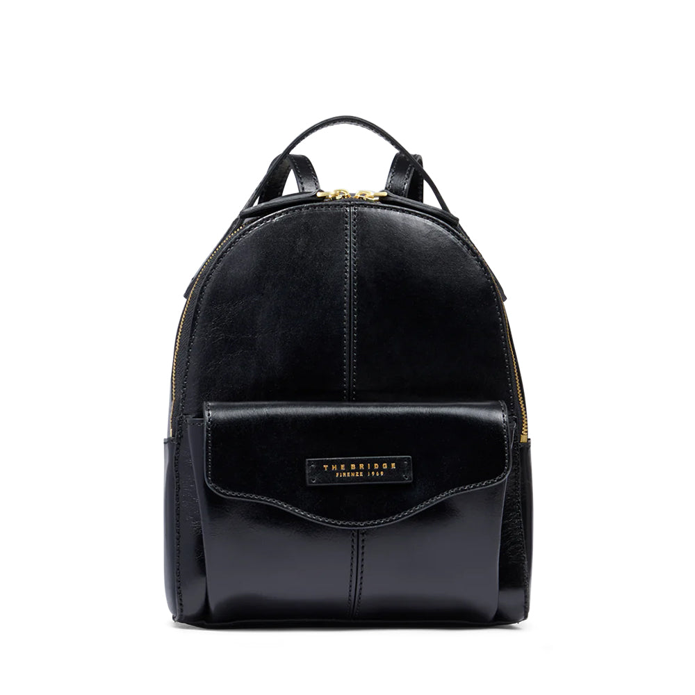 Zaino Donna THE BRIDGE linea Gloria in Pelle Nera – Cuoieriashop