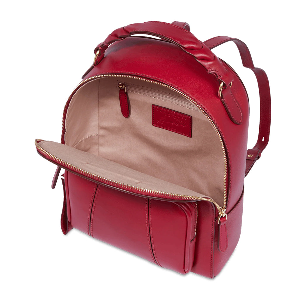 Zaino Donna THE BRIDGE linea Brigida in Pelle color Berry