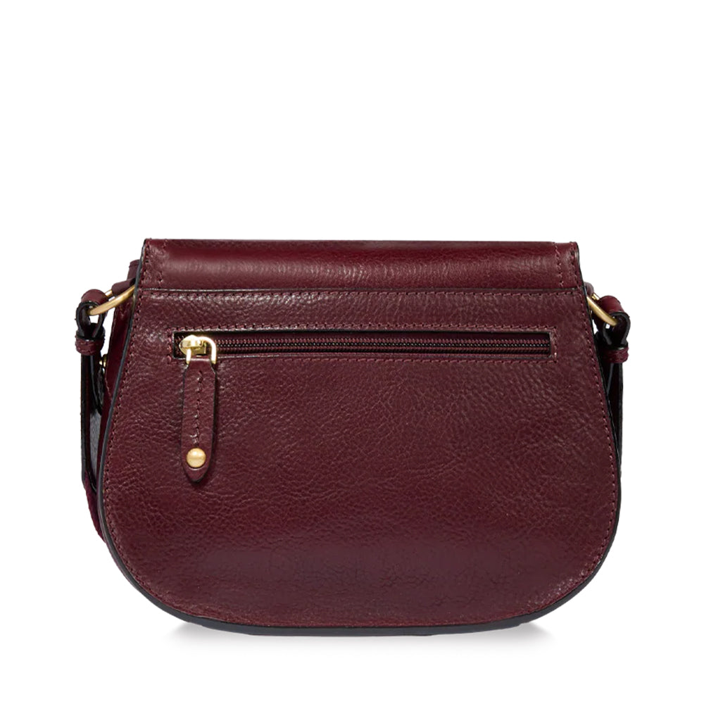 Borsa Donna a Tracolla THE BRIDGE linea Isadora in Pelle color Mosto