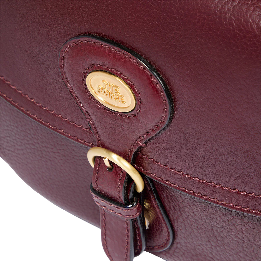 Borsa Donna a Tracolla THE BRIDGE linea Isadora in Pelle color Mosto
