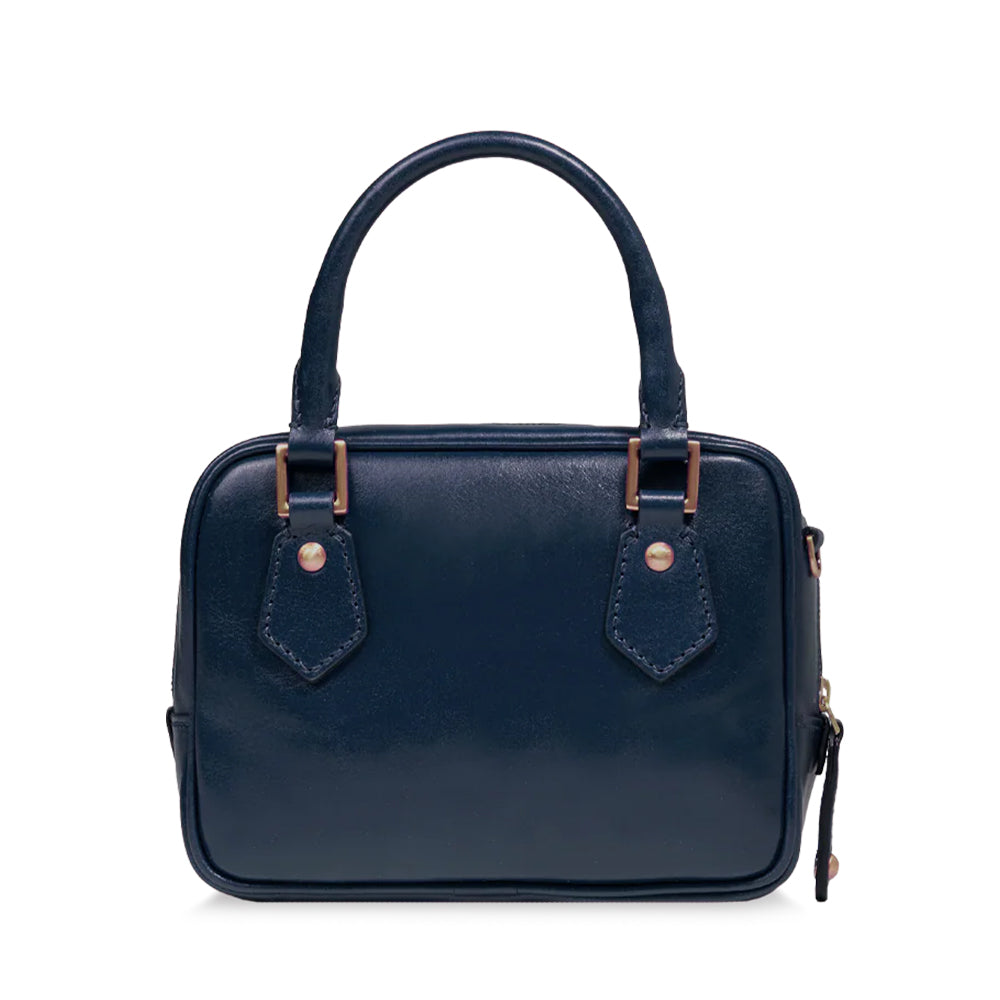 Bauletto Donna Mini THE BRIDGE linea Story in Pelle Blu Oltremare