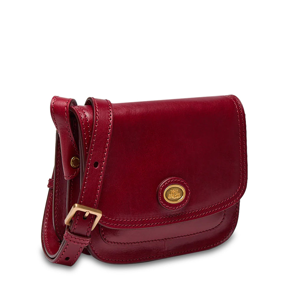 Borsa Donna a Tracolla Small THE BRIDGE linea Story in Pelle Rossa