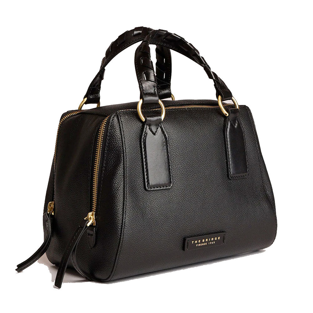 Borsa Donna a Mano Media THE BRIDGE linea Ines in Pelle Nera