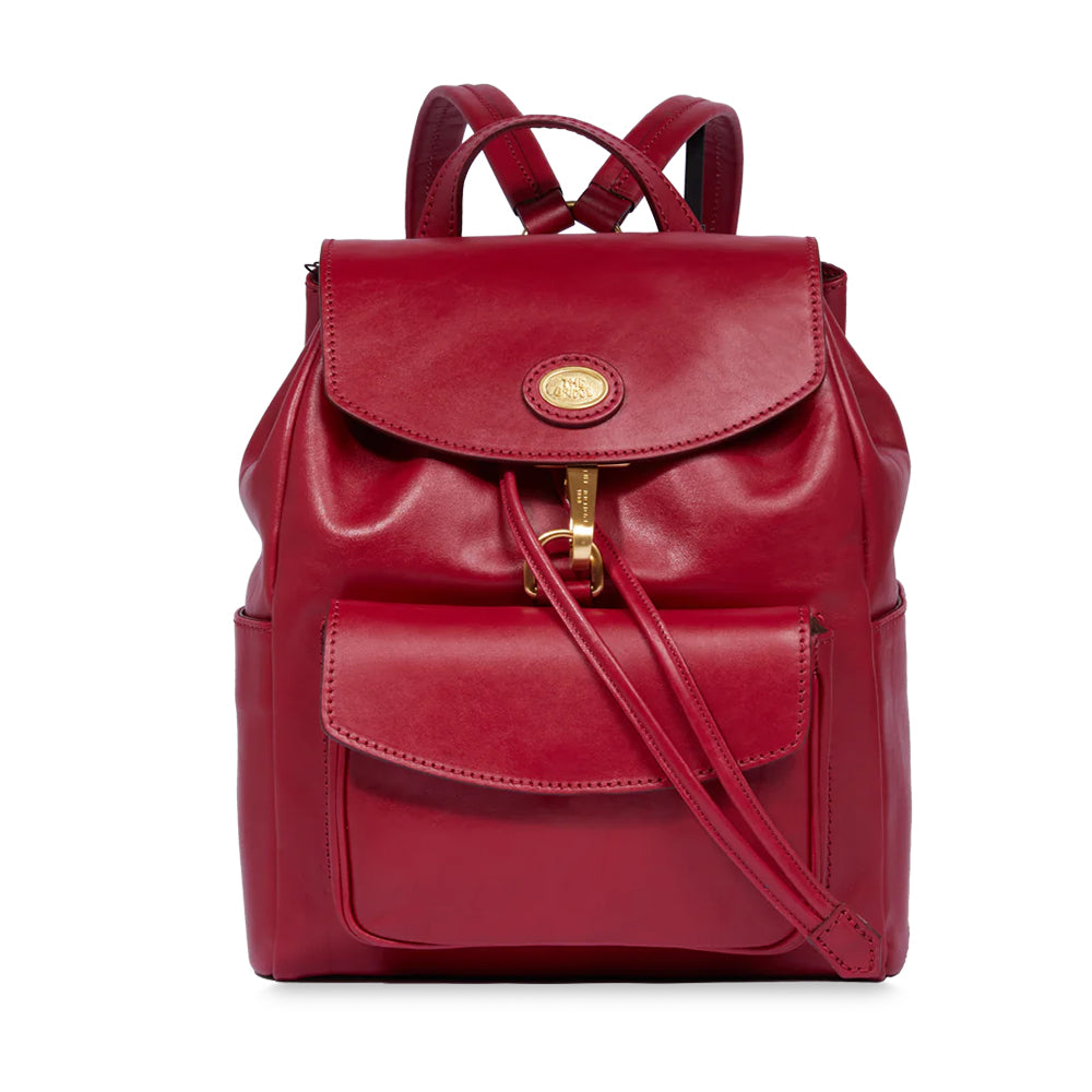 Zaino Donna con Pattina THE BRIDGE linea Story in Pelle Rosso Berry
