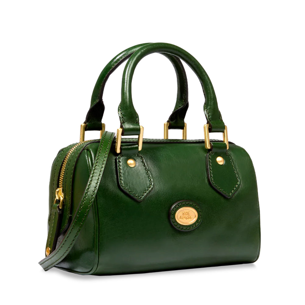 THE BRIDGE Story Line Mini-Handtasche aus englischem grünem Leder
