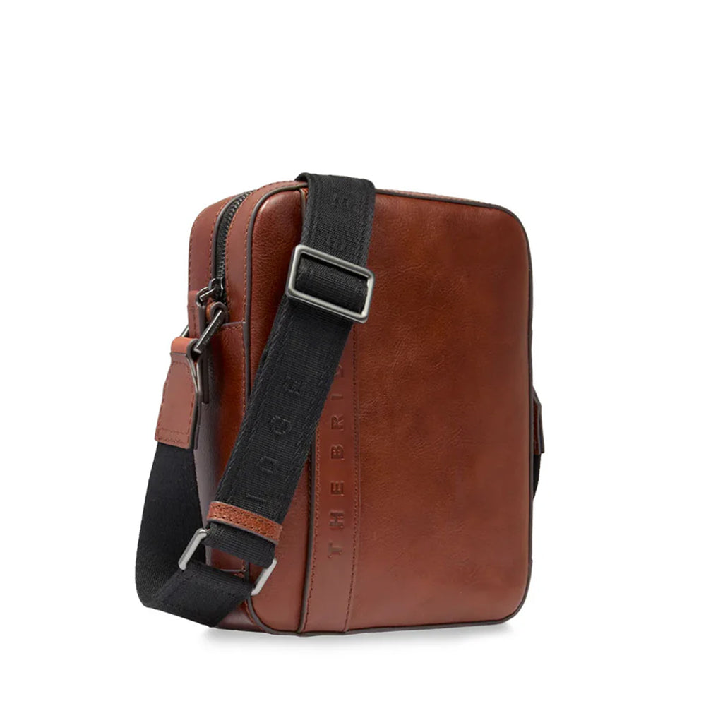 Borsello Small THE BRIDGE linea Giacomo in Pelle Marrone