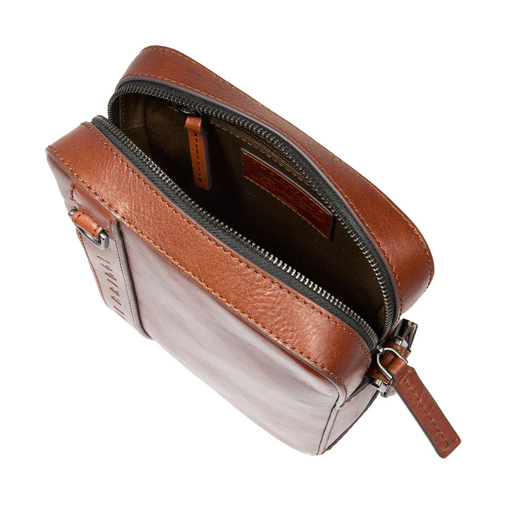 Borsello Small THE BRIDGE linea Giacomo in Pelle Marrone