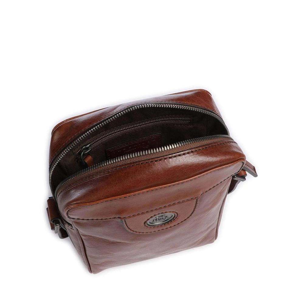 Borsello Uomo THE BRIDGE linea Fabio in Pelle Marrone