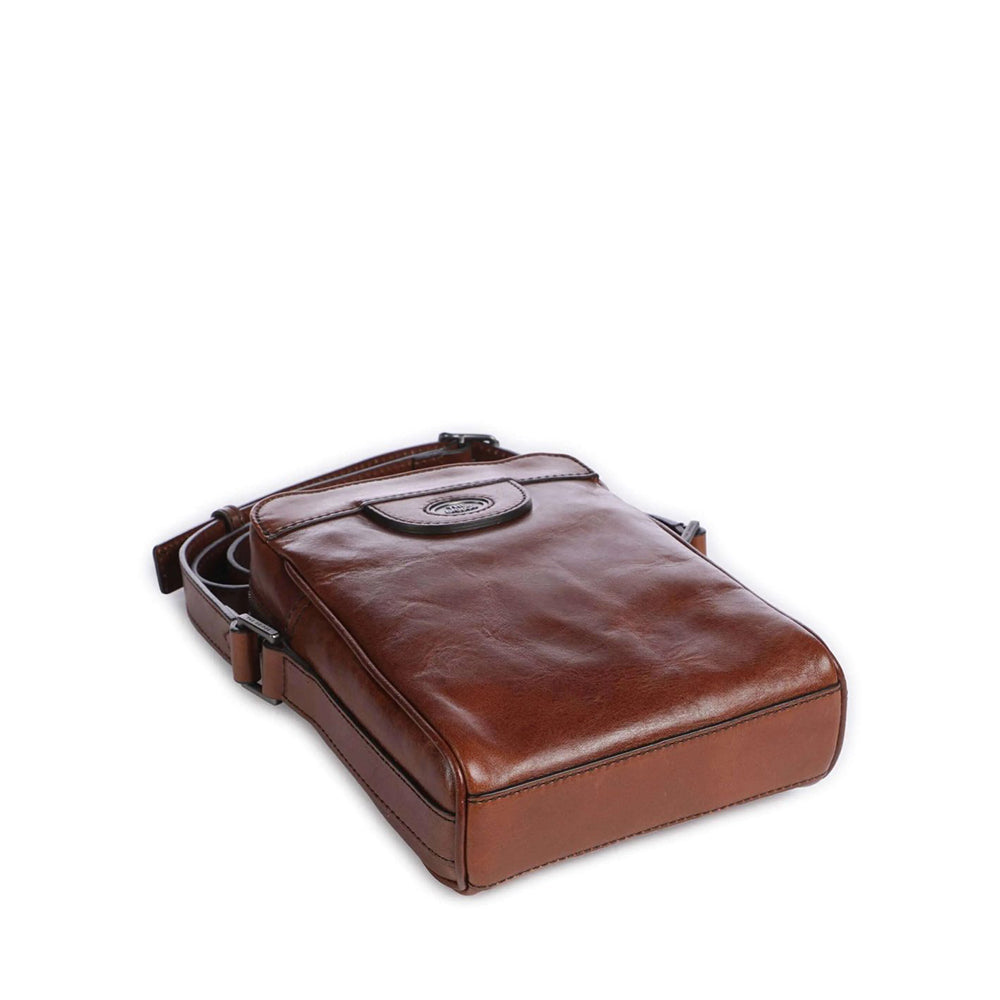 Borsello Uomo THE BRIDGE linea Fabio in Pelle Marrone