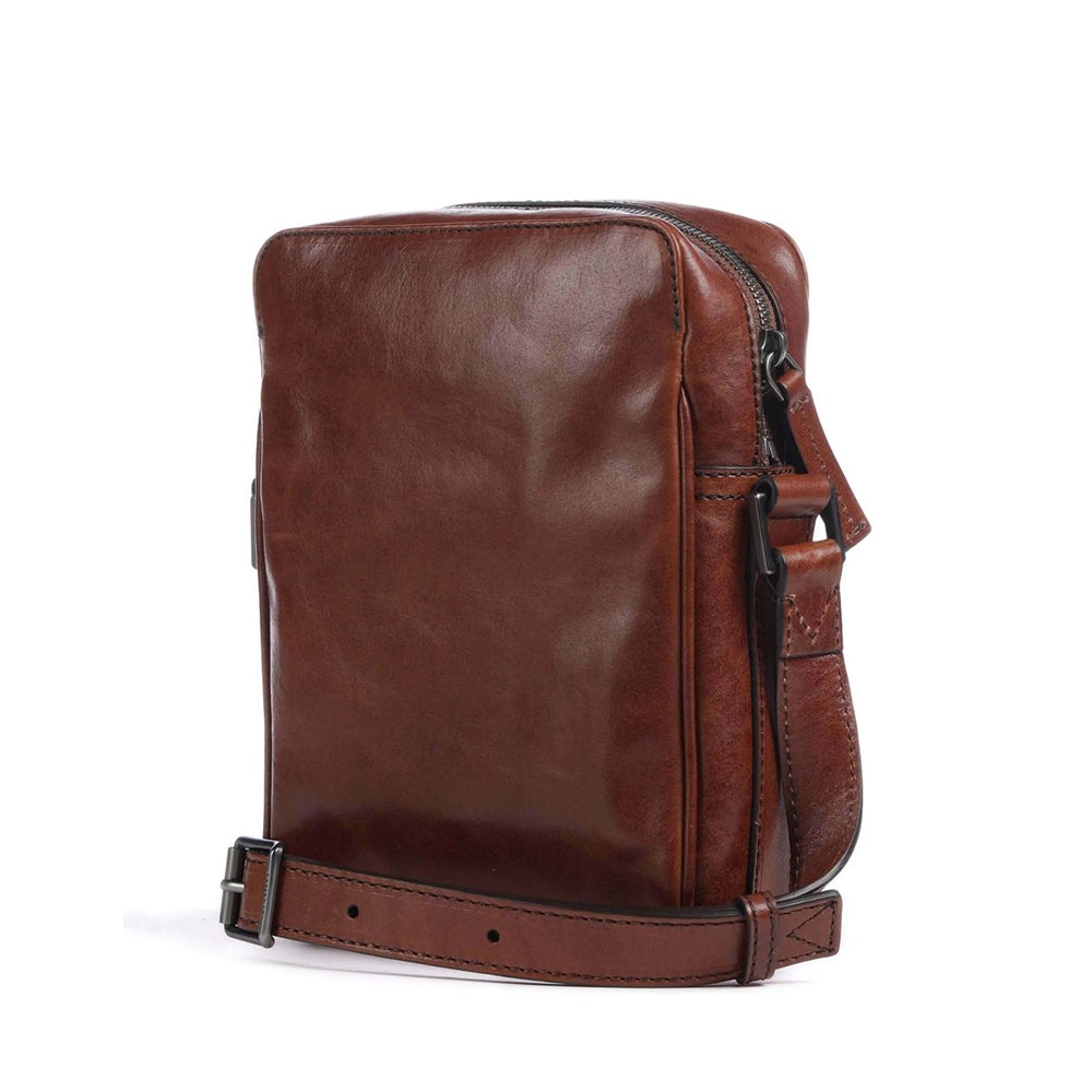 Borsello Uomo THE BRIDGE linea Fabio in Pelle Marrone