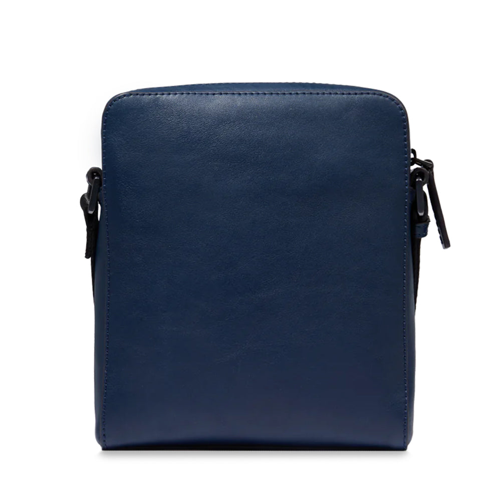 Borsello Uomo Grande THE BRIDGE linea Damiano in Pelle Blu