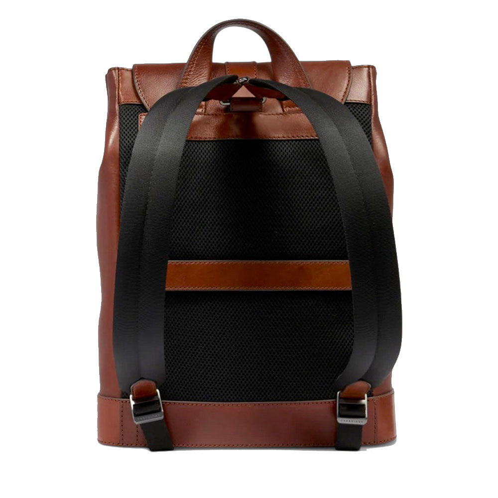 Zaino Uomo con Pattina THE BRIDGE linea Giacomo in Pelle Marrone
