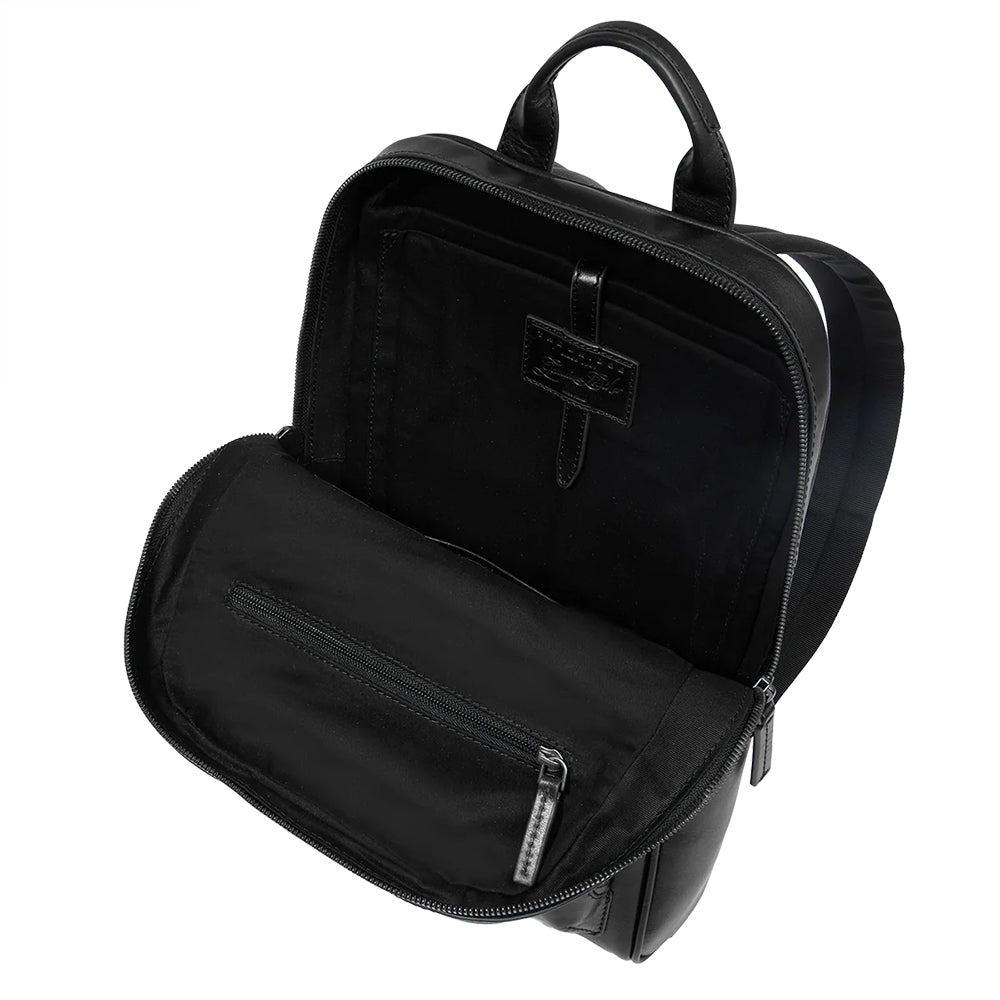 THE BRIDGE FILIPPO LINIE
Mittelgroßer Herrenrucksack aus schwarzem Leder